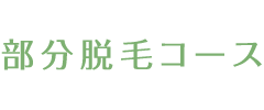 部分脱毛コース