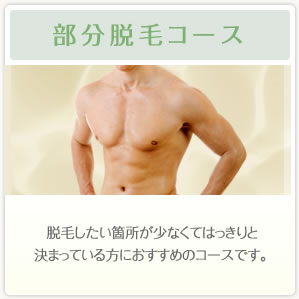 部分脱毛コース